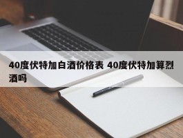 40度伏特加白酒价格表 40度伏特加算烈酒吗